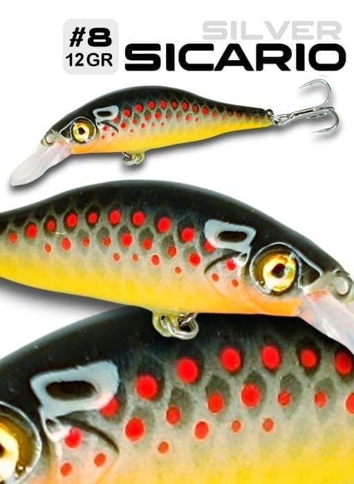 Sicario Silver 8cm - 12gr.