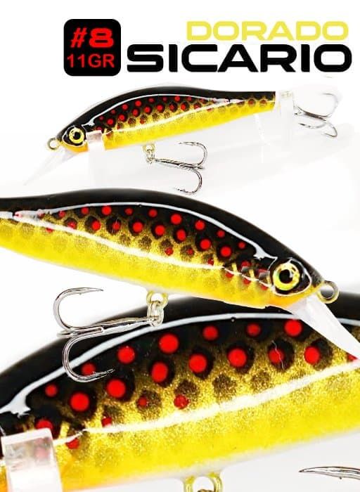 Sicario Gold 8cm - 12gr.