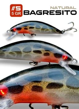 Minnow Bagre Dorado 8cm  - 12gr.